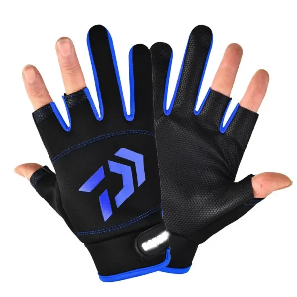 Exposed Finger Fishing Gloves for Outdoor Sports - Image 3