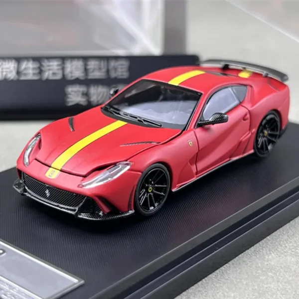 1/64 Ferrari 812 Novitec Diecast Model Car - Image 7