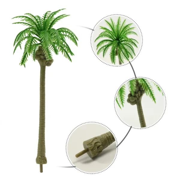 20pcs 75-190mm Model Palm Trees Set - Image 5