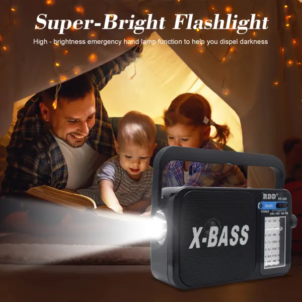 Portable Multiband Radio with Flashlight Feature - Image 4