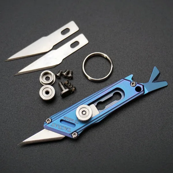 Titanium Alloy Pocket Utility Knife Tool - Image 2