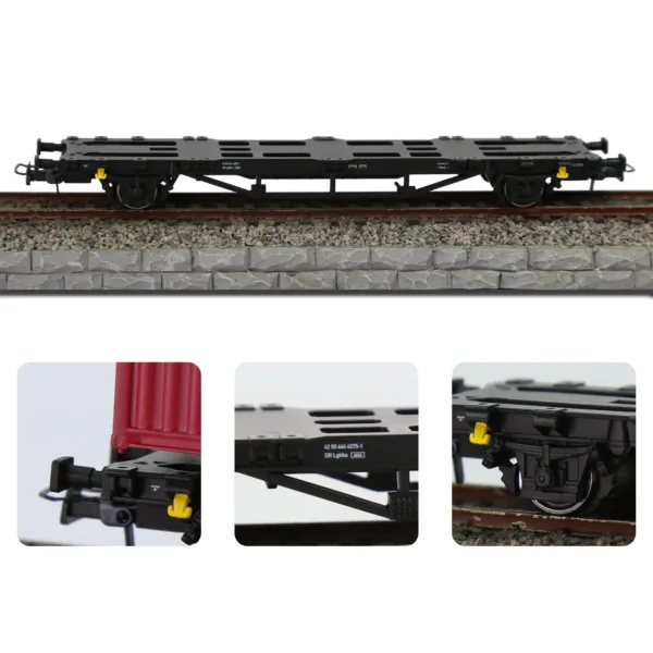 HO Scale 1:87 Flat Car Freight Car C8761 - Image 11