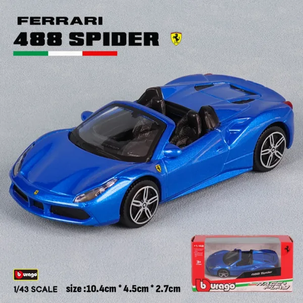 Bburago 1:43 Scale Ferrari Diecast Model Collection - Image 15