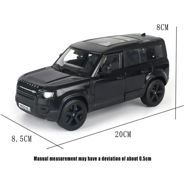 Bburago 1:24 Land Rover Defender Diecast Model - Image 6