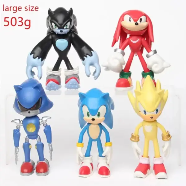 12pcs Mini Sonic PVC Character Toy Set - Image 4