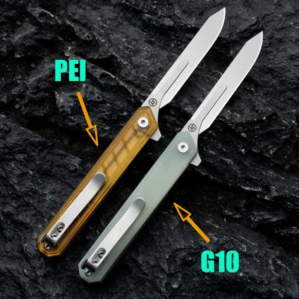 PEI G10 Folding Utility Knife with Clip - Image 3