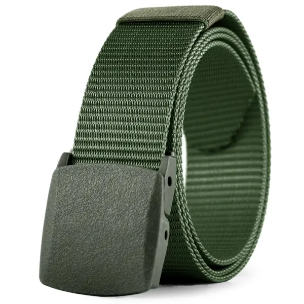 Tactical Canvas Belt with Adjustable Buckle - Image 10