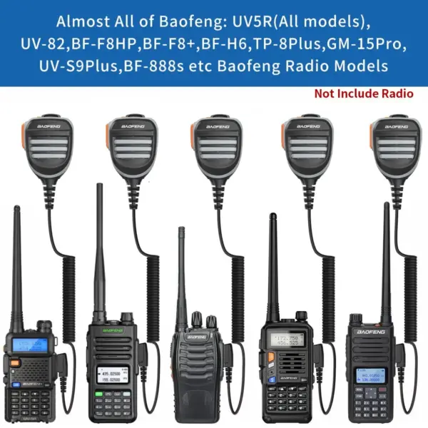 Baofeng K-780MIC Speaker Microphone for Walkie Talkies - Image 6