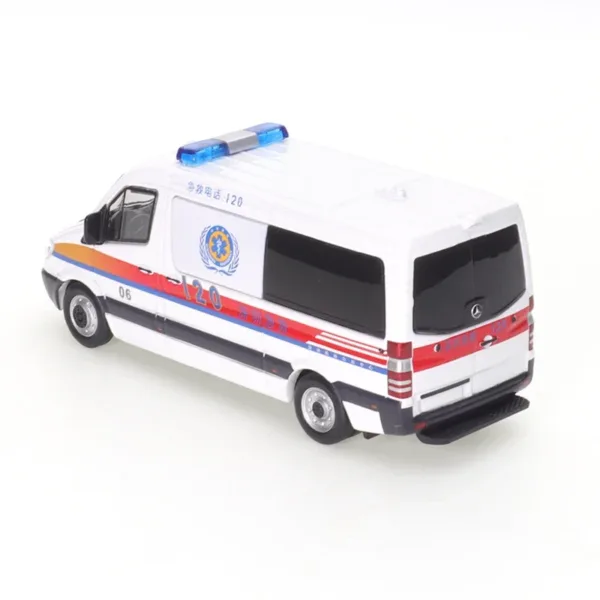 Mercedes Benz Ambulance Diecast Model 1:64 - Image 5