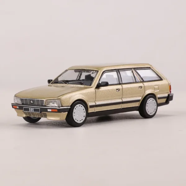 1:64 Gold Peugeot 505SW Diecast Model Car - Image 5