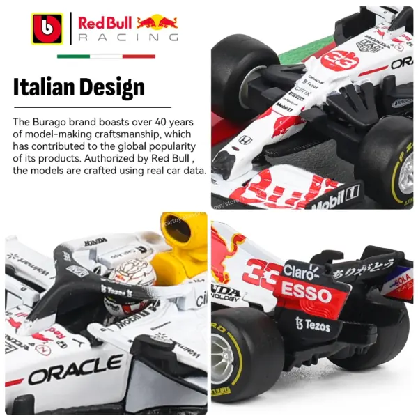 Bburago 1:43 Diecast F1 Red Bull Model - Image 4