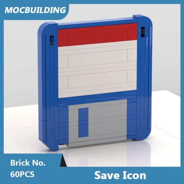 MOC Building Blocks Floppy Disk 60PCS Set