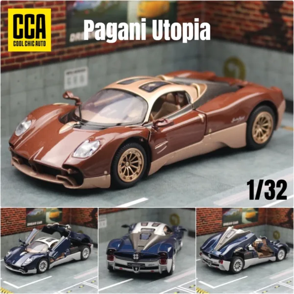 1/32 Pagani Utopia Diecast Toy Car Model