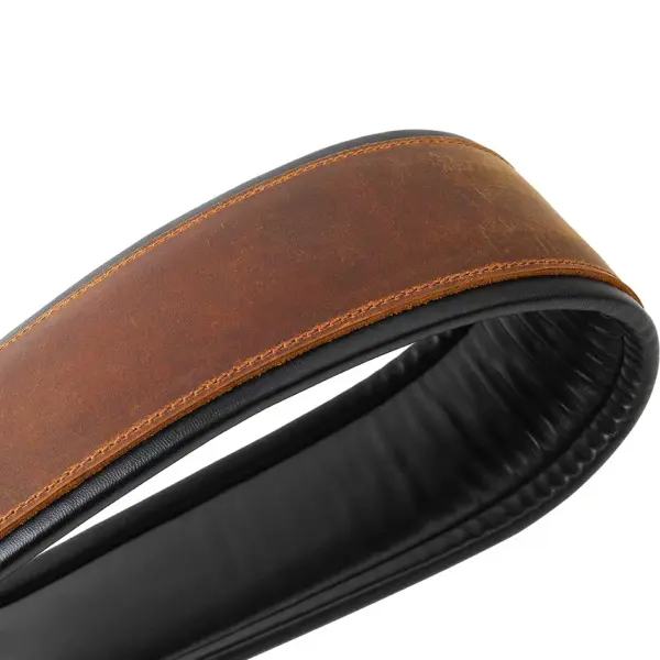 Padded Leather Guitar Strap for Bass and Guitar - Image 5