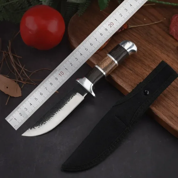 Outdoor Stainless Steel Fixed Blade Knife with Sheath - Image 7