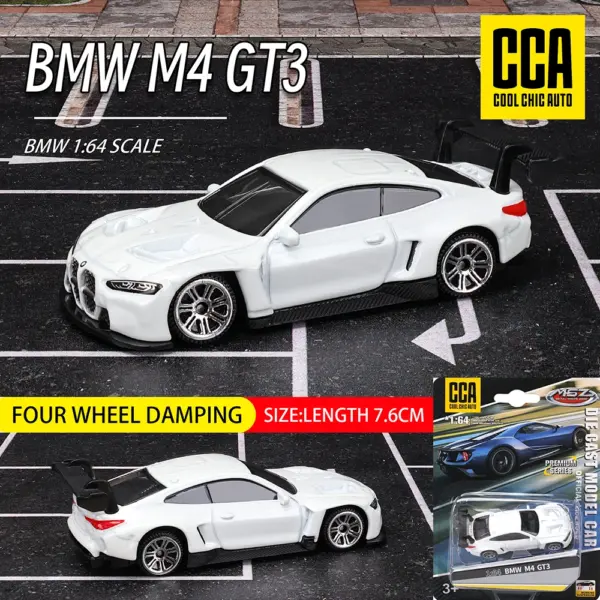 1:62 BMW M850I Z4 M3 X7 Diecast Toy Car - Image 14