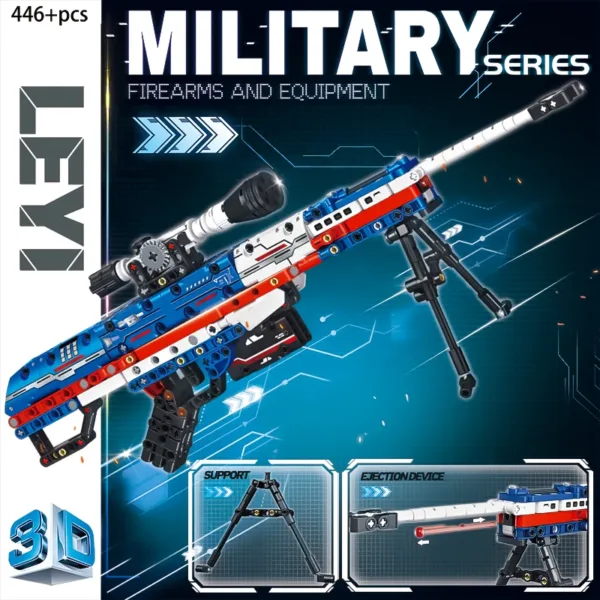 M4A1 Block Gun & MP5 Puzzle Toy Set - Image 2