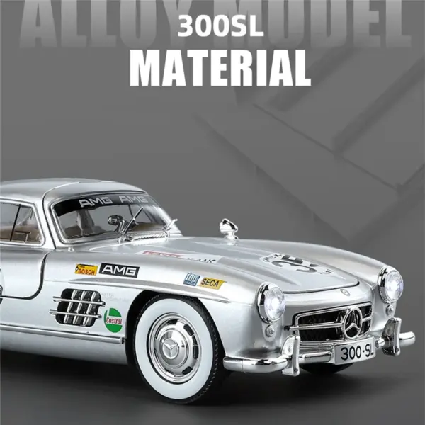 1:24 Scale Alloy Mercedes Benz 300SL Model - Image 3