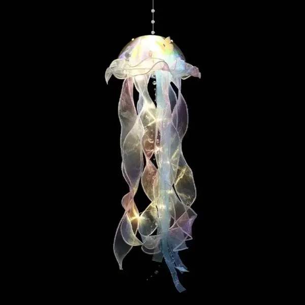 Gradient Jellyfish LED Night Light Decoration - Image 9