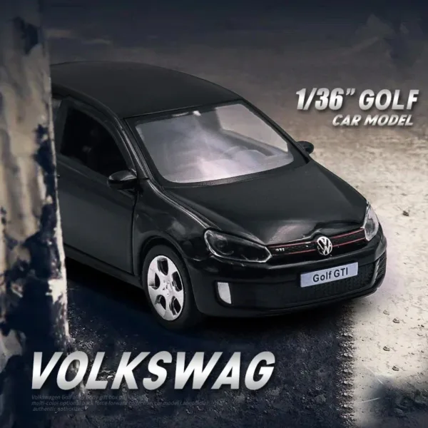 1:36 Diecast Volkswagen Golf 6 GTI Model - Image 2