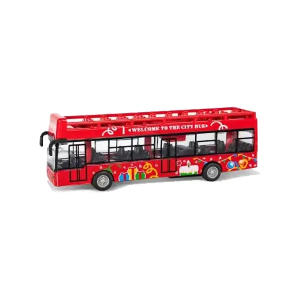 15CM Pull Back Alloy Bus Toy for Kids - Image 8