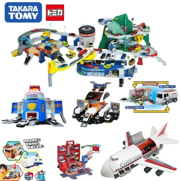 Tomica Building Parking Lot Playset for Kids