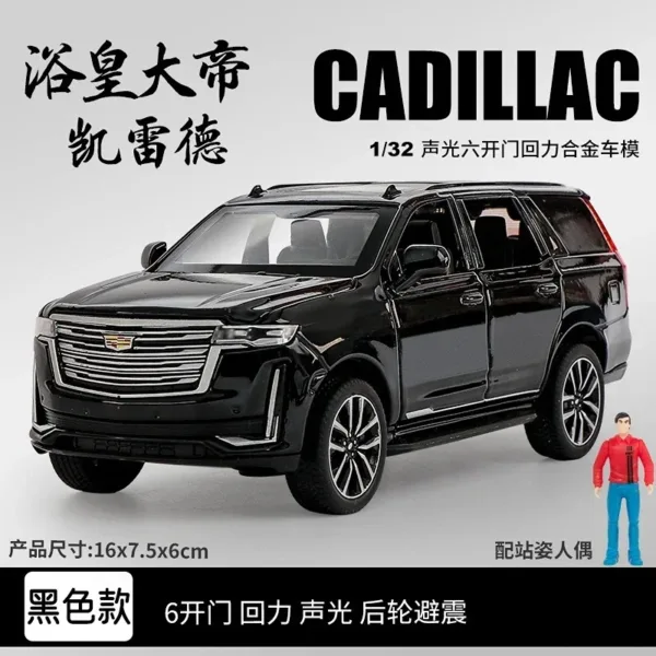 1:32 Scale Cadillac Escalade Diecast Model Car - Image 9