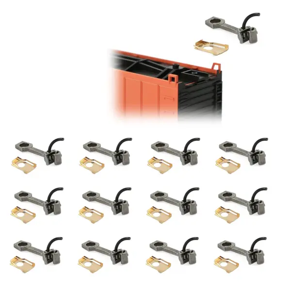 12pcs HO Scale 1:87 Metal Train Couplers - Image 4