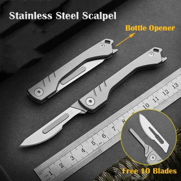 Multifunctional Folding Knife with Bottle Opener