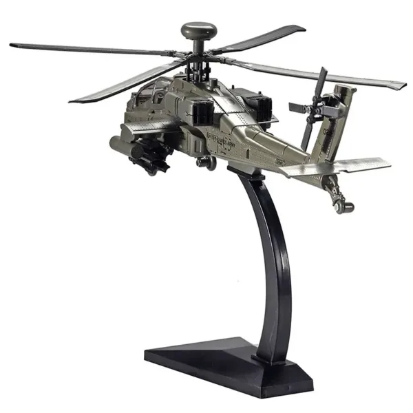 1/32 Scale Diecast Apache Helicopter Model - Image 2