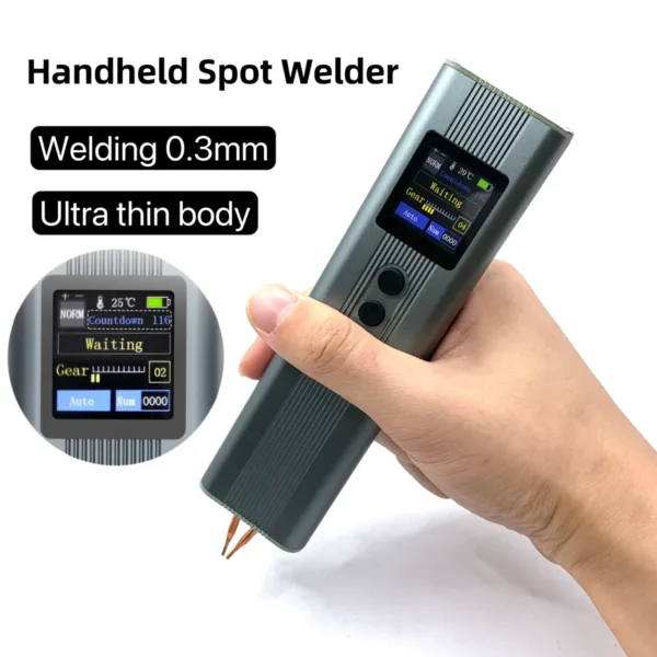 Handheld Digital Spot Welder for 18650 Batteries