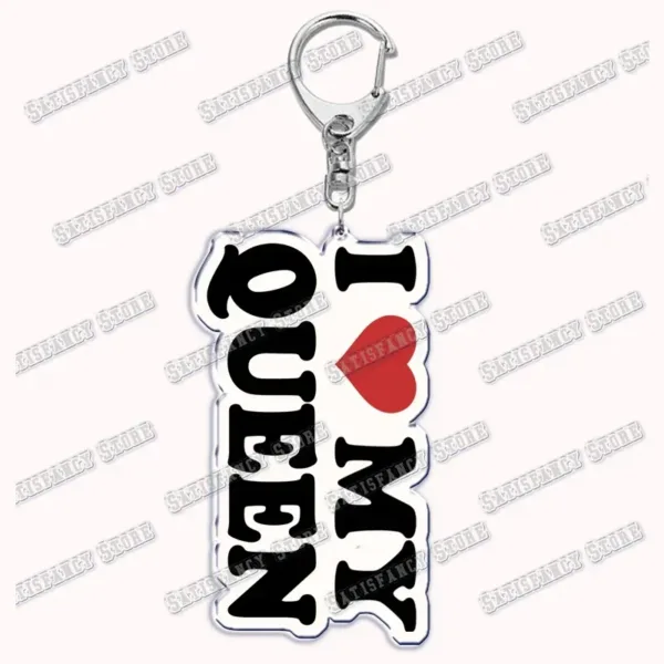 Silver Keychain with Heartfelt Letter Design - Image 26