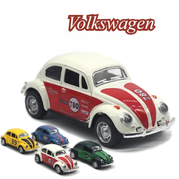 1:32 Alloy Volkswagen Beetle Diecast Model Car - Image 6