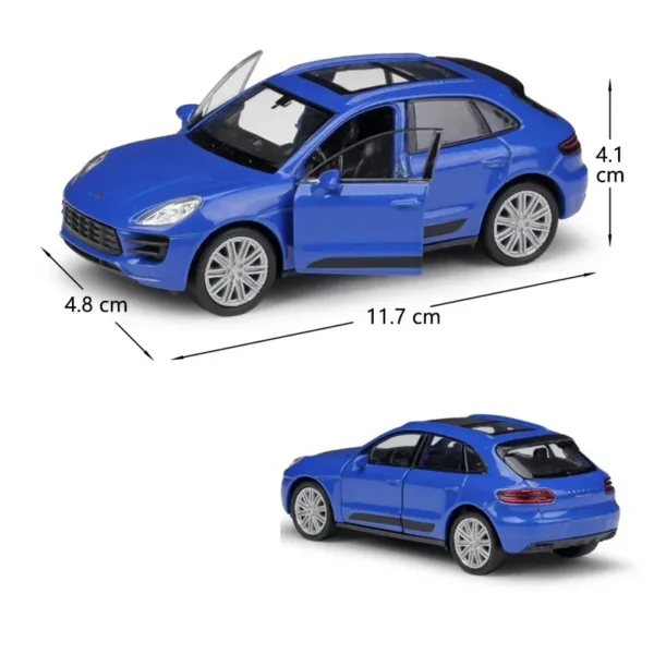 1/36 Diecast Porsche Macan SUV Toy Car - Image 6