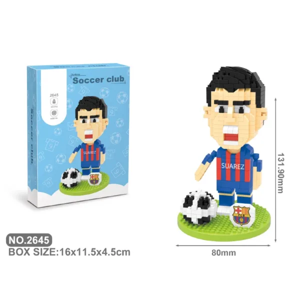 Football Player Mini Figures Building Blocks Set - Image 12