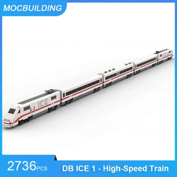 MOC Building Blocks DB ICE 1 Train Model 2736PCS - Image 2