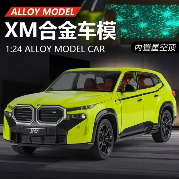 1:24 BMW XM SUV Diecast Car Model - Image 4