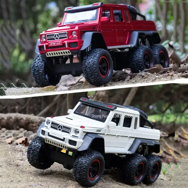 1:22 Scale G63 6x6 Diecast Off-road Model - Image 6