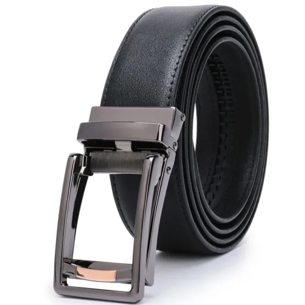 Men's Automatic Buckle Ratchet Dress Belt - Image 11