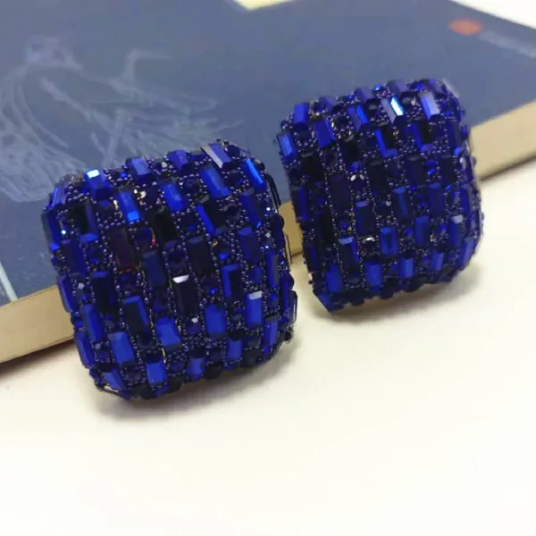 Trendy Rhinestone Stud Earrings for Women - Image 5