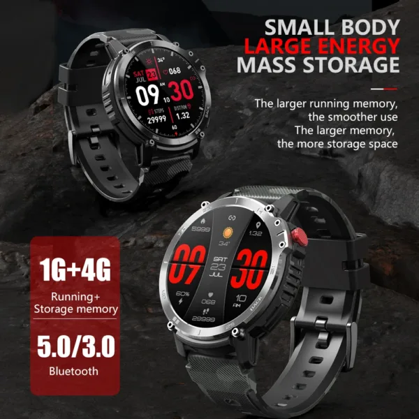 SKMEI Waterproof Digital Sports Watch with Music - Image 3