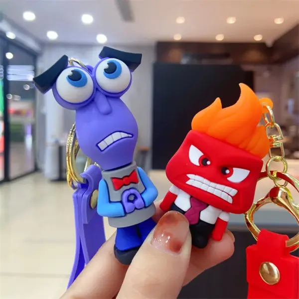 Inside Out Kawaii Keychain Figure Pendant - Image 4