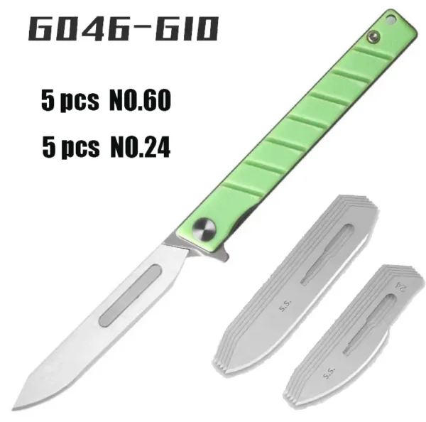 PEI G10 Folding Utility Knife with Clip - Image 9