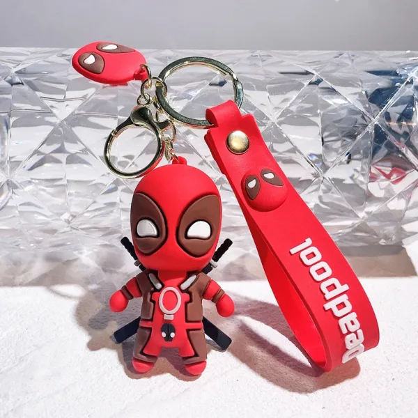 Deadpool Keychain Cute PVC Doll Figure - Image 4