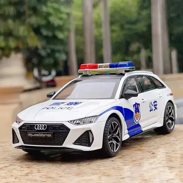 1:24 Police Car Model Toy with Light Sound