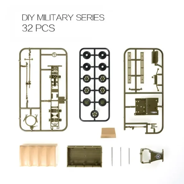 1/72 Scale Jimsy Allied Truck Model Kit - Image 2