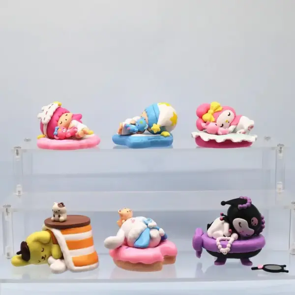 Hello Kitty Kuromi Melody Figure Doll Set