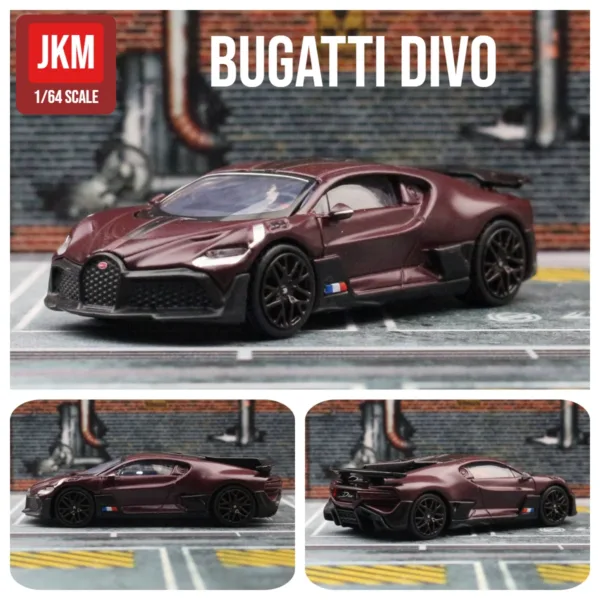 1/64 Scale Bugatti Diecast Model Car Collection - Image 7