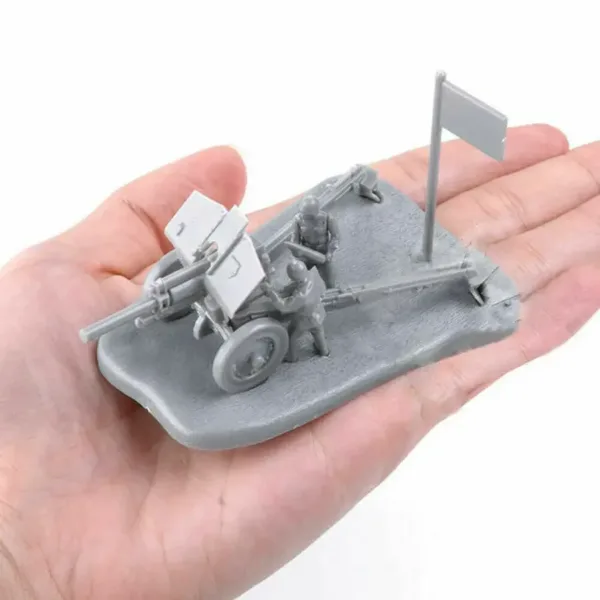 1/72 Scale PAK40 Anti-Tank Gun Model Kit - Image 3