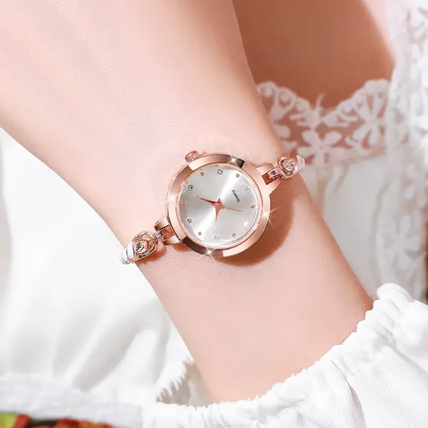 6PCS Women's Quartz Watches Colorful Set - Image 2